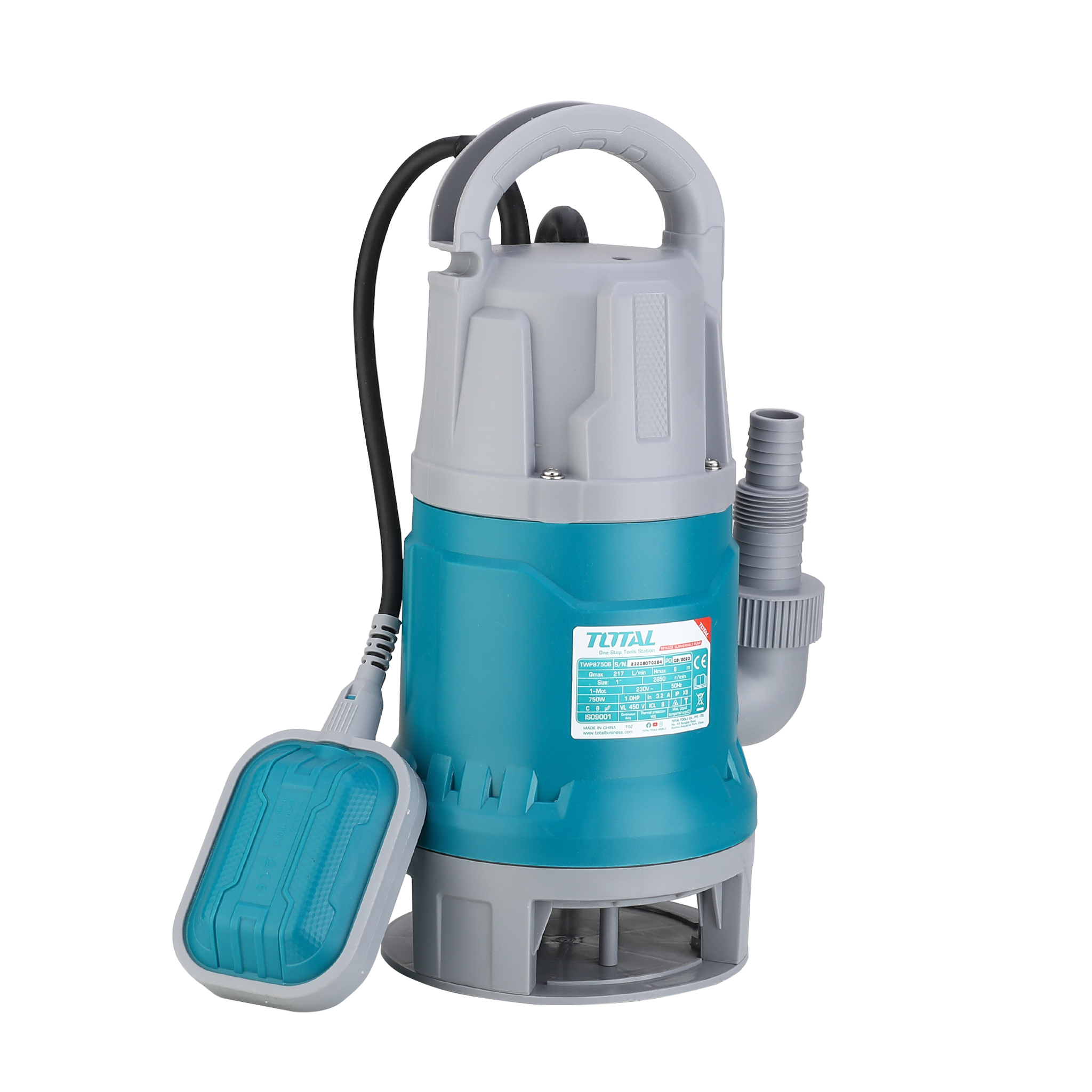 Pompe à eau chargée électrique  TWP87506 | 750 W