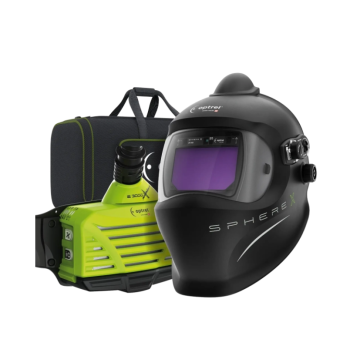 Pack : sphereX 2.5 pure air (e3000X) masque de soudure PAPR noir + e3000X PAPR
