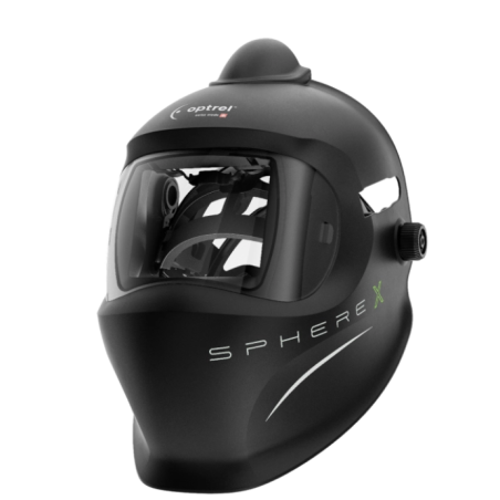 Coque PAPR (e3000X) sphereX pure air - noir
