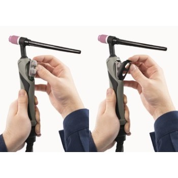 Torche TIG 18 - liquide - 4m - CONNECT. 35/50 + AMPH. 7pts