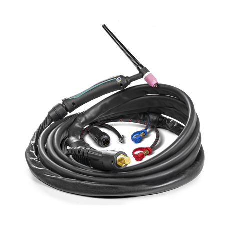 Torche TIG PRO 18 - liquide - 4m - CONNECT. 35/50 + AMPH. 7pts