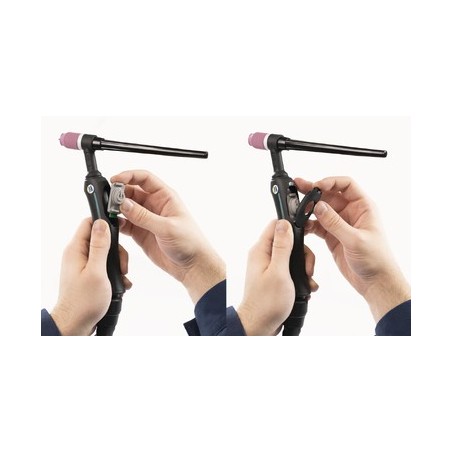 Torche TIG PRO 18 - liquide - 4m - CONNECT. 35/50 + AMPH. 7pts
