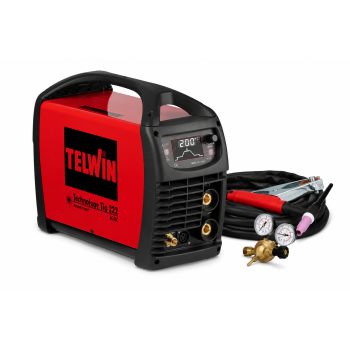 TELWIN - TIG AC/DC HF Technology 222 | Poste à  souder TIG avec accessoires