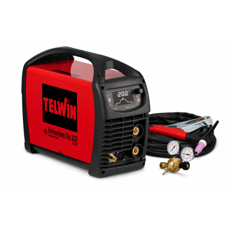 TELWIN - TIG AC/DC HF Technology 222 | Poste à  souder TIG avec accessoires  - 2,295.20