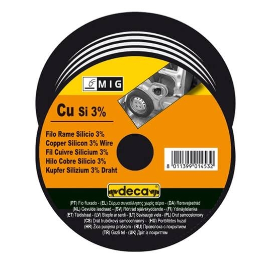 Fil CuSi3 Ø 0,8 mm pour soudure Brazing MIG Fil CuSi3 Ø 0,8 mm pour soudure Brazing MIG