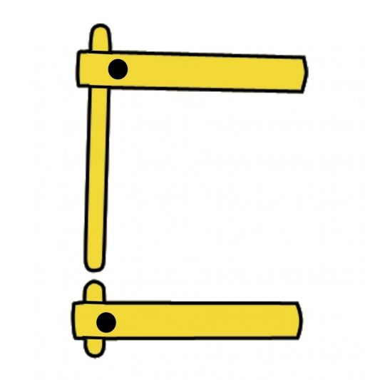 2 bras droit 120 mm + 2 électrodes droites Ø 12 mm Modular 230 et 400 Telwin 2 bras droit 120 mm + 2 électrodes droites Ø 12 mm Modular 230 et 400 Telwin