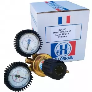 Détendeur à deux manomètres pour gaz Azote