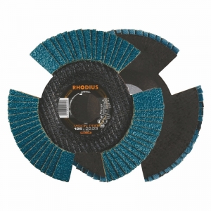 Disque à lamelles ajouré pour l'acier Ø 125 mm Rhodius LSZ F