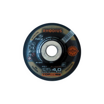 Meule à ébarber L' inox Ø 125 mm Rhodius FS1