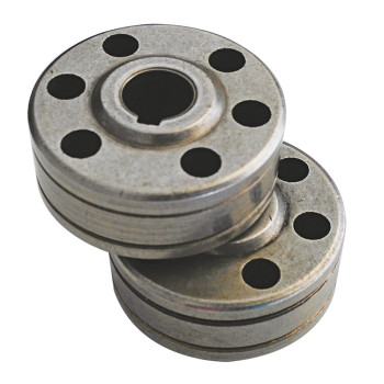 2 Galets  entrainement fil aluminium  pour poste DECA  JOB 522 et 523 LAB