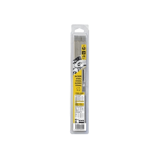 électrodes rutiles Ø 4 mm GYS pour soudure acier électrodes rutiles Ø 4 mm GYS pour soudure acier
