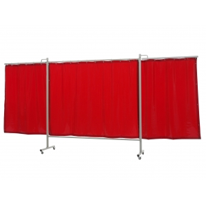 Ecran triptyque de protection soudure pliant