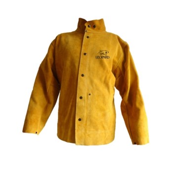 Veste de soudage en croûte de cuir