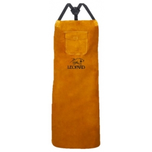Tablier de soudure en croûte marron