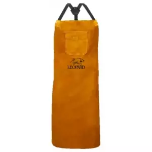 Tablier de soudure en croûte marron