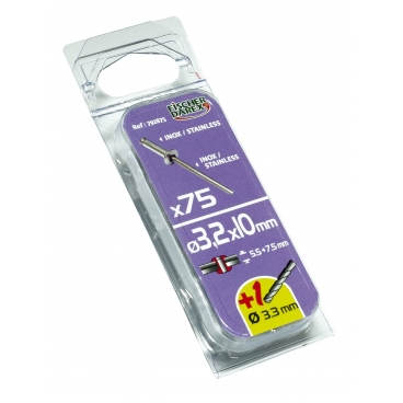 Rivets inox Ø 3,2 x10