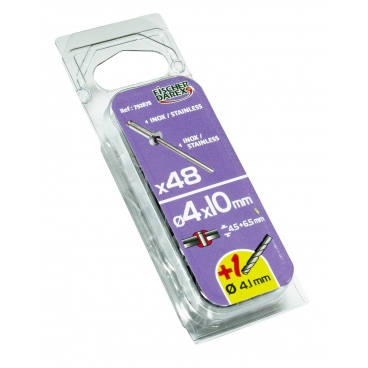 Rivets inox Ø 4 x 10