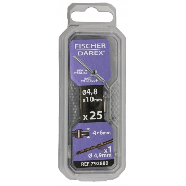 Rivets inox Ø 4,8 x 10