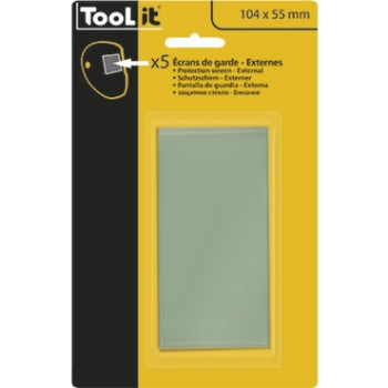 5 lentilles 119 x 98  de remplacement pour cagoule GYS EXERT 11