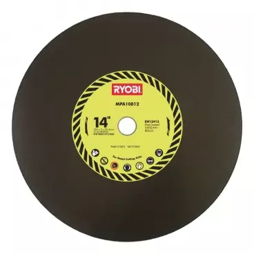 Disque universel à tronçonner le métal Ø 355 mm alésage 25,4 mm