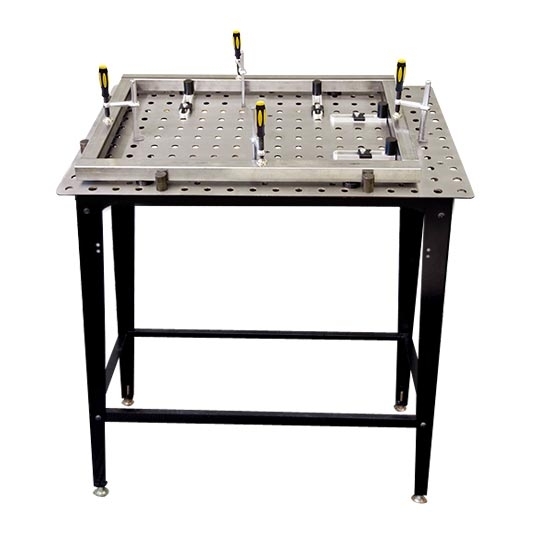 Table de soudage modulaire StronghandTools + kit pour profilé carré