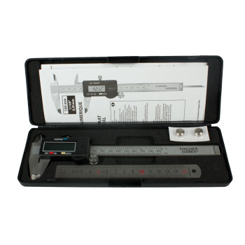 Pied à  coulisse en acier poli