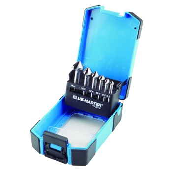 Coffret de Fraise à chanfreiner 3 dents HSS angle 90 °  pour  acier