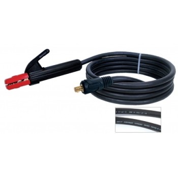 Porte électrode 200 A + câble 25 mm² connecteur 9 mm