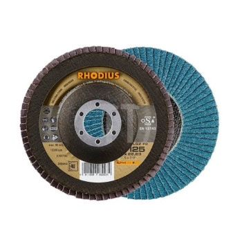 Disque à lamelles pour  l'inox  Ø 125 mm  Rhodius LSZ F2