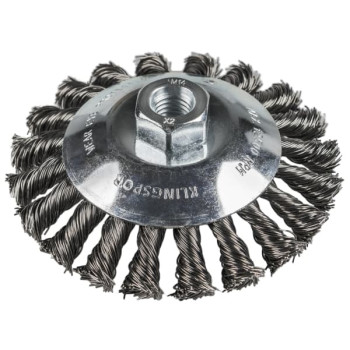 KLINGSPOR - Brosse conique fil torsadé Ø 115 mm BK 600Z