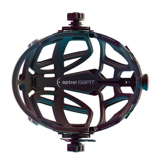Optrel - Serre tête Isofit headgear noir bouton vert Optrel - Serre tête Isofit headgear noir bouton vert