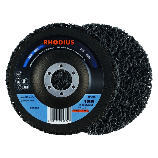 RHODIUS - Disque de nettoyage en nylon non tissé