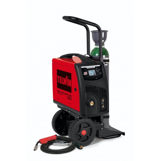 PACK : Poste à souder Telwin Technomig 215 + Chariot + Détendeur + Gaz