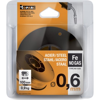 GYS Fil de soudure sans gaz mm bobine Ø 0,6 - 100 mm 0,9kg
