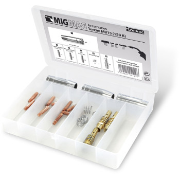 Coffret d'accessoires pour torche mig MB 15 150A