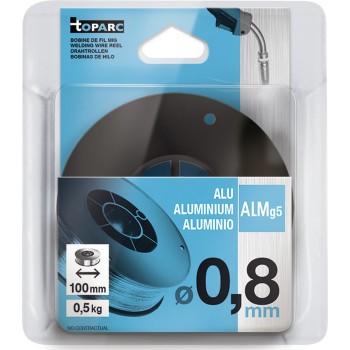 GYS - Bobine de fil Alu AlMg5 Ø 0,8mm - D100 - 0,5kg