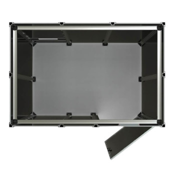 Cabine de soudage laser classe 4 - 3x3m avec porte à charnière