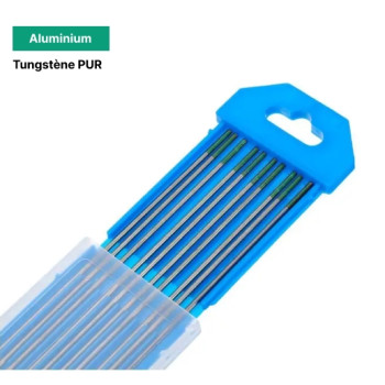 Electrodes Tungstène Pur (Verte) - Ø1,6x150 mm (x10)