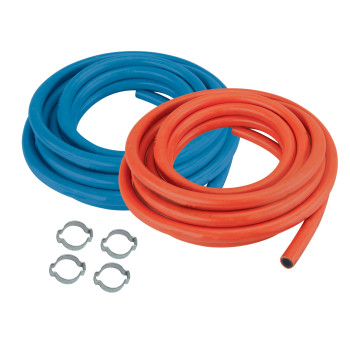 Lot de 2 tuyaux 4m Ox & Ad Ø10mm + colliers