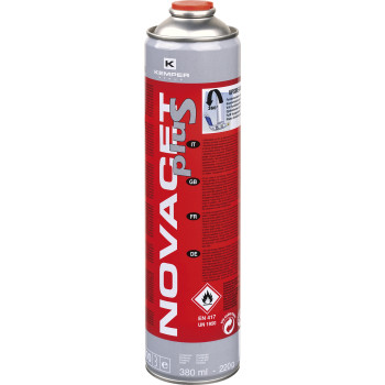 Cartouche de gaz Novacet toutes positions - 380 ml
