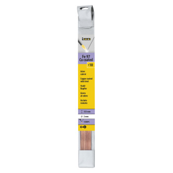 10 baguettes acier cuivré Ø2.0 (L.333mm)