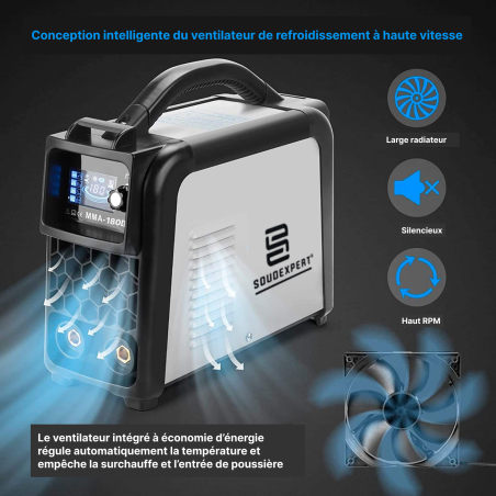 SOUDEXPERT - Poste à  souder Inverter MMA+TIG LIFT 180A