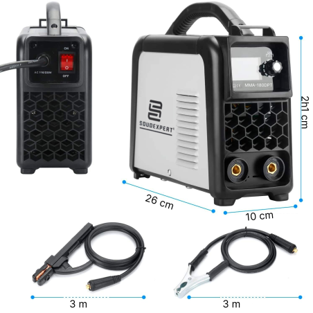 SOUDEXPERT - Poste à  souder Inverter MMA+TIG LIFT 180A