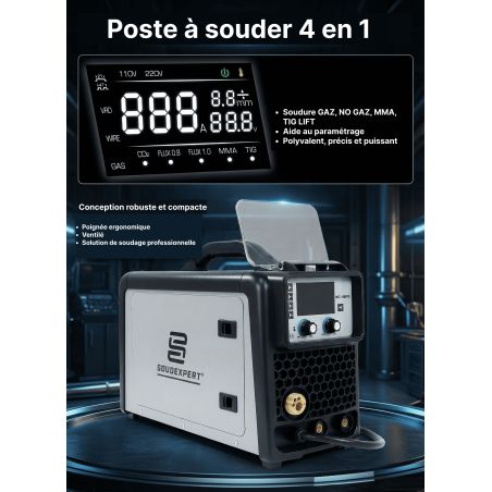 SOUDEXPERT - Poste à souder PROMIG Multiprocédés 180A