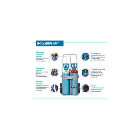 Air Liquide l Poste de soudage Oxy-Acé ROLLERFLAM