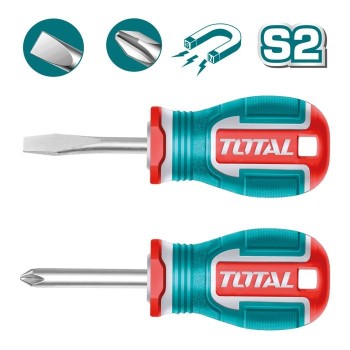 Jeu 2 tournevis courts  TKSDS2226 | SL6-PH2