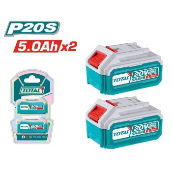 Jeu de 2 batteries 5Ah  TOSLI240464E | 20 V - 5 Ah