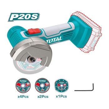 Mini meuleuse d'angle à batterie  TAGLI76011 | 20 V