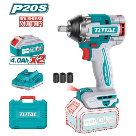 Clé d'impact 1/2'' brushless à batterie  TIWLI2050 | 20 V