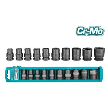 Jeu de 10 douilles 1/2''  THISTD12101 | CrMo - Chrome-molybdène